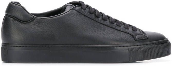 Scarosso lace-up low top sneakers Black