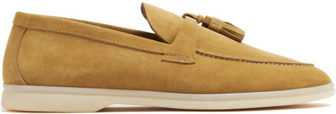 Scarosso Leandro suede loafers Neutrals