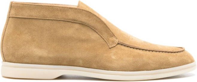 Scarosso Leonardo suede boots Brown