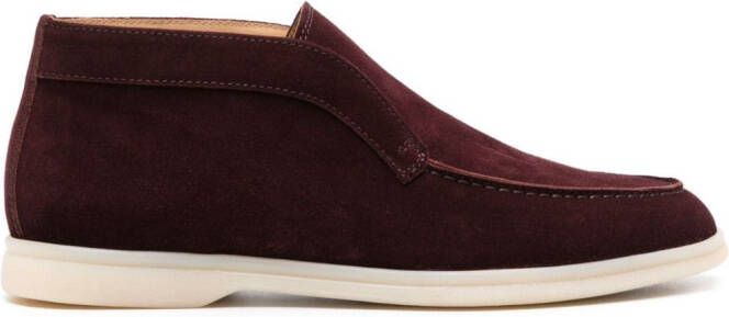 Scarosso Leonardo suede boots Purple