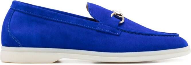 Scarosso Lilia suede loafers Blue