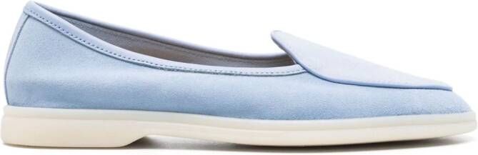 Scarosso Livia suede loafers Blue