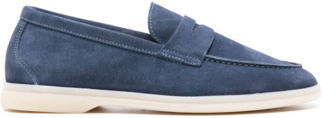 Scarosso Luciana suede loafers Blue