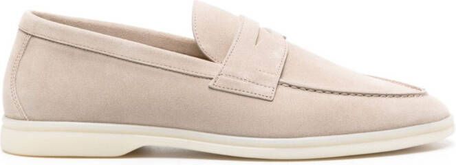 Scarosso Luciano suede loafers Neutrals