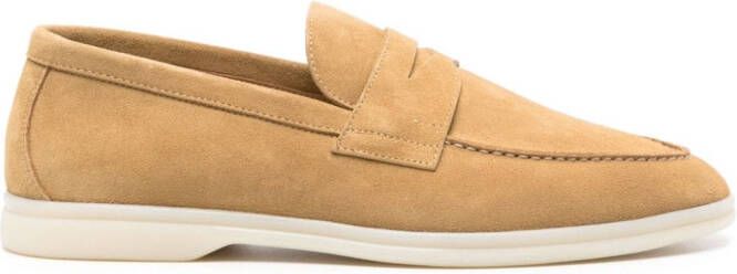 Scarosso Luciano suede loafers Neutrals