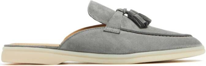 Scarosso Lucrezia suede mules Grey