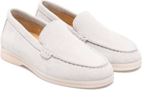 Scarosso Ludovica slip-on suede loafers Blue