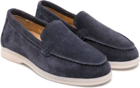 Scarosso Ludovica suede loafers Blue