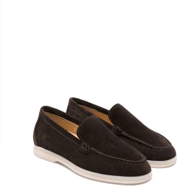 Scarosso Ludovica suede loafers Brown
