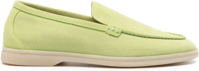 Scarosso Ludovica suede loafers Green
