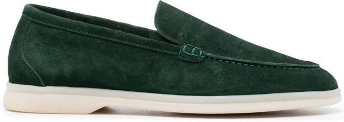 Scarosso Ludovica suede loafers Green