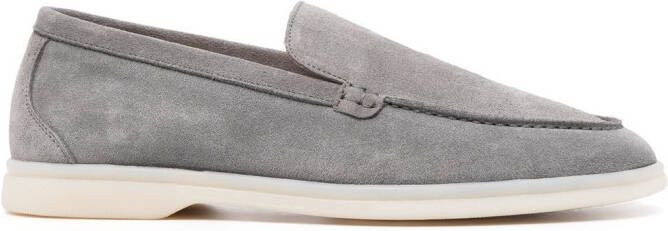 Scarosso Ludovica suede loafers Grey