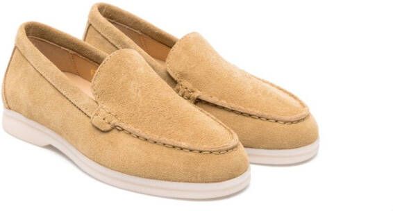 Scarosso Ludovica suede loafers Neutrals