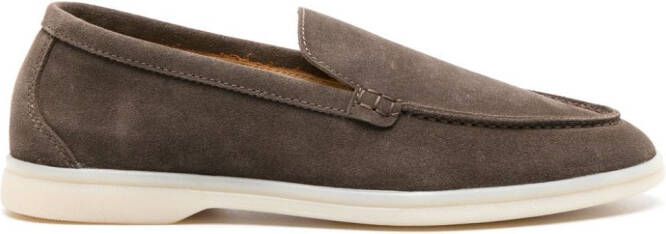 Scarosso Ludovica suede loafers Neutrals