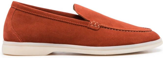 Scarosso Ludovica suede loafers Orange