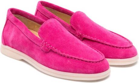 Scarosso Ludovica suede loafers Pink