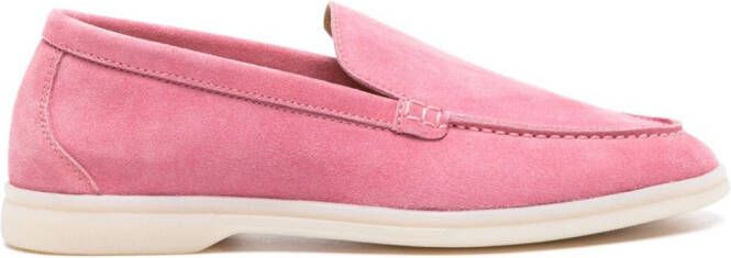 Scarosso Ludovica suede loafers Pink