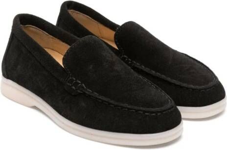 Scarosso Ludovico suede loafers Black