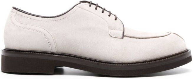 Scarosso Mario suede derby shoes Neutrals