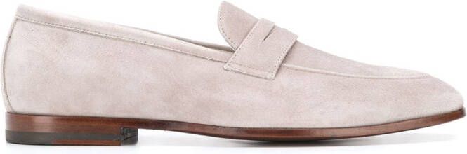 Scarosso Marzio almond toe loafers Grey
