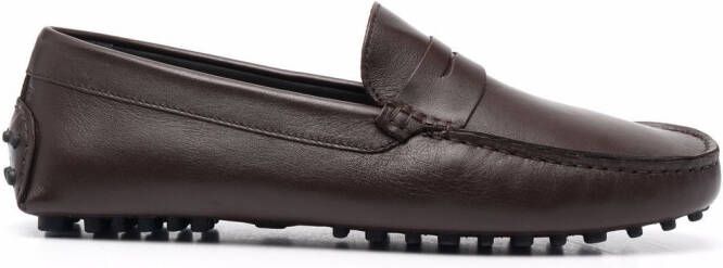 Scarosso Michael slip-on loafers Brown