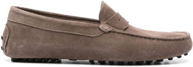 Scarosso Michael suede drivers Neutrals