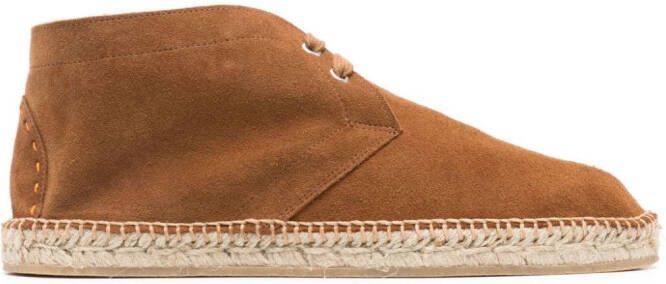 Scarosso Mojave suede espadrilles Brown