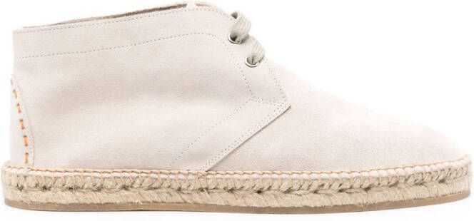 Scarosso Mojave suede espadrilles Neutrals
