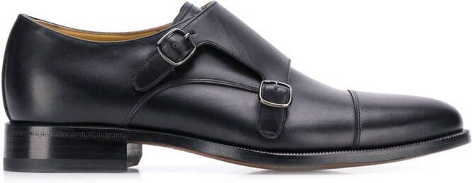 Scarosso monk shoes Black