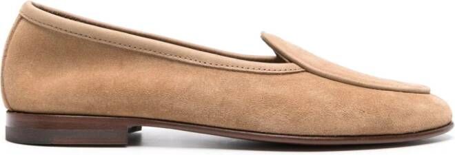 Scarosso Nele suede loafers Brown