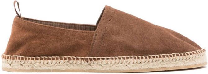 Scarosso Pablo suede espadrilles Brown