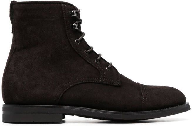 Scarosso Paola lace-up boots Brown