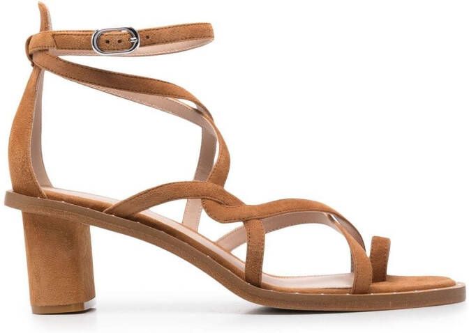 Scarosso Patty suede sandals Neutrals