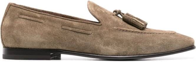 Scarosso Rodolfo suede loafers Neutrals