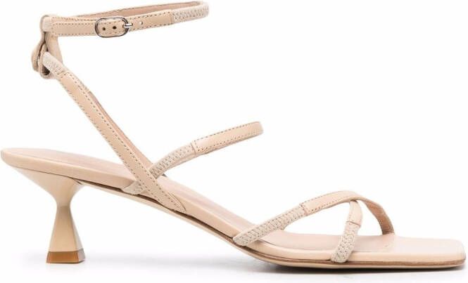 Scarosso Sally leather sandals Neutrals