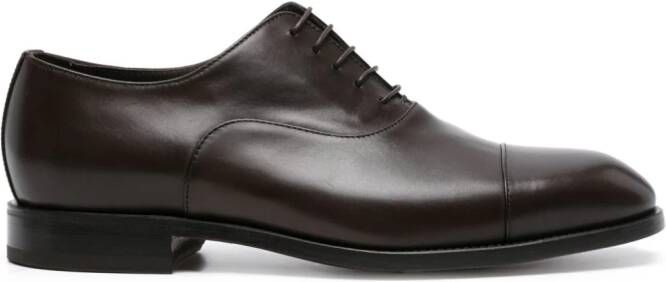Scarosso Salvatore leather Oxford shoes Brown