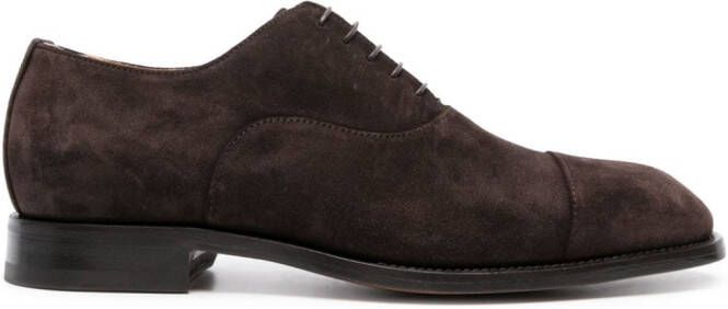 Scarosso Salvatore suede oxford shoes Brown