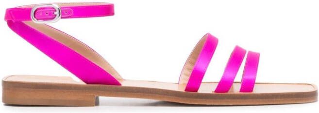 Scarosso Sarah silk sandals Pink