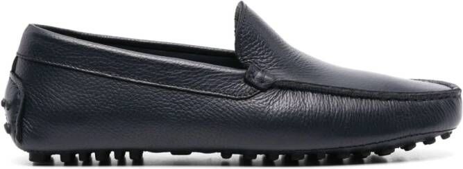 Scarosso Scott leather drivers Blue