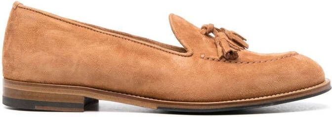 Scarosso Sienna suede loafers Neutrals