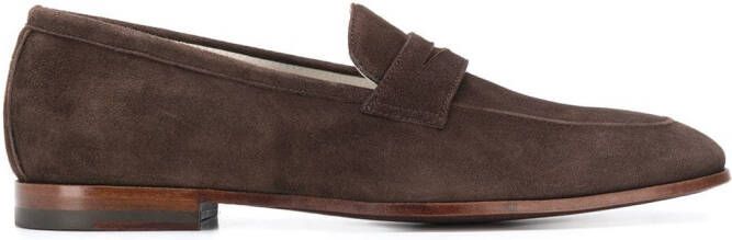 Scarosso slip-on Marzio loafers Brown