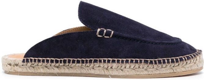 Scarosso suede jute-sole espadrilles Blue