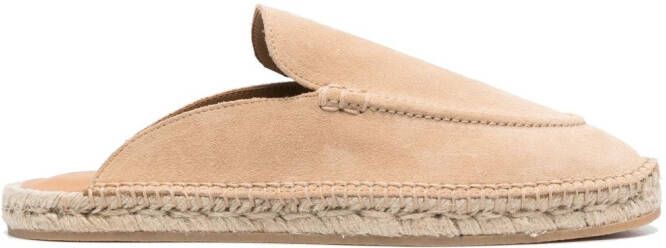 Scarosso suede jute-sole espadrilles Neutrals