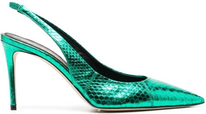 Scarosso Sutton 90mm pumps Green