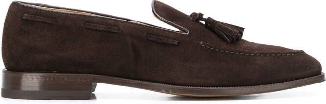 Scarosso tassel loafers Brown