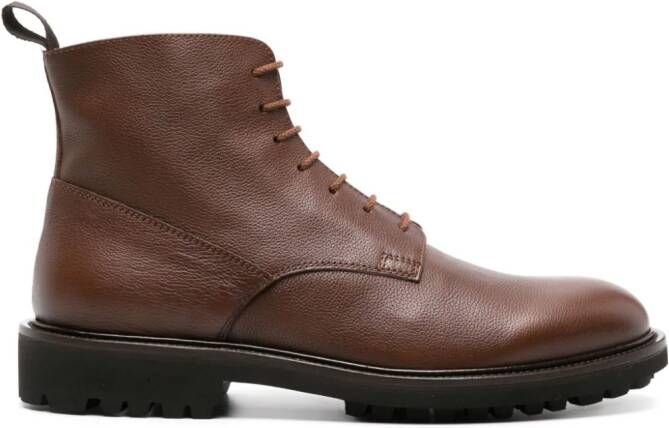 Scarosso Thomas leather boots Brown