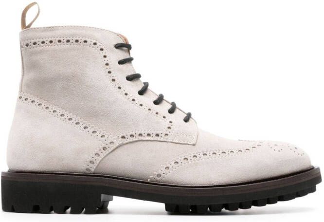 Scarosso Thomas suede boots Neutrals