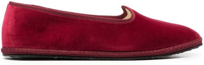 Scarosso slip-on slippers Red