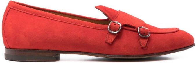 Scarosso Virginia suede loafers Red