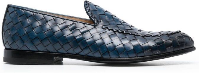 Scarosso Vittorio interwoven loafers Blue